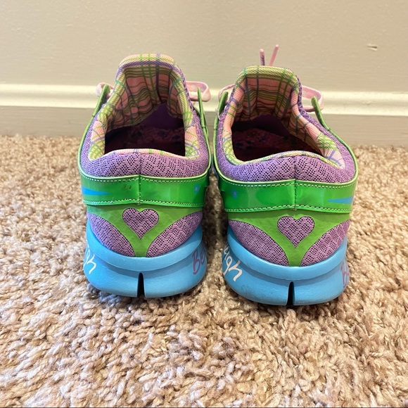Nike Free Run + 2 DB Doernbecher Violet Green Blue ~ Maddie Kenzie ~ Size 7.5 - Picture 4 of 5